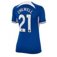 Chelsea Ben Chilwell #21 Hjemmedrakt Dame 2023-24 Kortermet